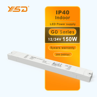 Transformateur d'alimentation linéaire à tension constante 12V/24V 100W 200W pour éclairage de meuble, alimentation à découpage LED - Prix de gros