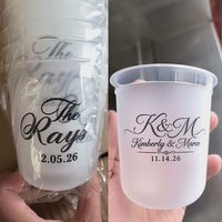 Gobelets réutilisables en plastique givré personnalisés de 350 ml (12 oz) pour les fêtes, les événements et les festivals, pour les boissons et les jus