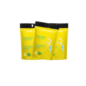 Cure-dents et fil dentaire 2 en 1, saveur menthe, marque privée, produit d'hygiène bucco-dentaire en plastique, nettoyage efficace, cure-dents et fil dentaire - Product Image 6