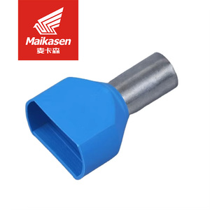 TE haute qualité câble connecteur épissure cordon fin <span class=keywords><strong>borne</strong></span> fil 1000 pièces blanc jaune cuivre Double viroles <span class=keywords><strong>borne</strong></span> à sertir - Product Image 5