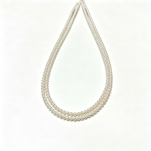 Cadena de Perlas Naturales de Agua Dulce de 3-3.5mm, Grado AA, Buen Brillo, Forma Pequeña, Perlas Sueltas, Accesorios de Joyería Semielaborados, Venta al Por Mayor - Product Image 1