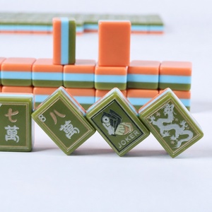 Nuevas fichas de mahjong acrílicas con diseño de pastel de frijol mungo, fichas de mahjong para entretenimiento de adultos, suministradas directamente por el fabricante. - Product Image 4