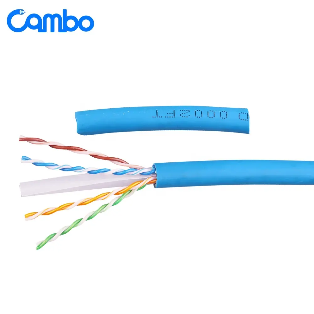 Cat6a LSZH Mạng LAN Cáp nhà sản xuất Cat6 cat6A Cáp 305M hộp UTP/FTP/SFTP plumen 0.45 mét Vượt qua thử nghiệm