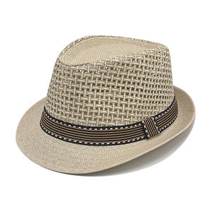 Sombrero de Paja con Estampado de Palmeras, Transpirable, de Ala Pequeña, para Verano, Playa, Vacaciones Tropicales, para Hombres y Mujeres, Superventas - Product Image 3