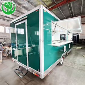 รถขายอาหารมีอุปกรณ์ครบครันสำหรับร้านอาหารฟาสต์ฟู้ดมือถือเสิร์ฟไอศกรีมกาแฟฟองเบอร์เกอร์ชาพิซซ่าขนมทำข้าวโพด - Product Image 3