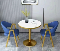 Juego de Mesa y Sillas de Comedor de Lujo para 2 Personas, Muebles de Comedor, Venta Caliente