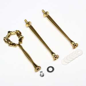 โบราณทองเหลือง2ชั้นมาใหม่เค้กยืนจับที่เหมาะสมสำหรับงานแต่งงานสีวินเทจจับฮาร์ดแวร์ CSH-025 - Product Image 5