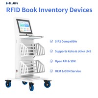 Carro de Inventario RFID Móvil UHF 840-960MHz: Sistema Inteligente de Gestión de Bibliotecas con Windows 10 para Equipamiento de Biblioteca