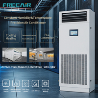 Climatiseur de précision 2500m3/h à température et humidité constantes, contrôle PLC pour salle de serveurs