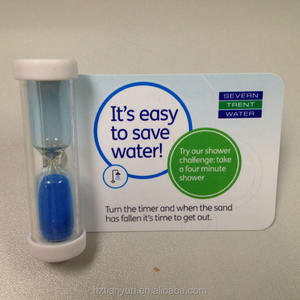 Minuteur de douche moderne en plastique fait main, étanche, avec ventouse, temps de course réglable (1-5 minutes) - Product Image 5