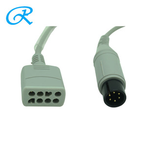 สายเคเบิล <span class=keywords><strong>ECG</strong></span> ตะกั่ว3ชิ้นแบบ6ขาสำหรับการทดสอบสัตวแพทย์อเนกประสงค์ - Product Image 5