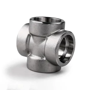 High quality 304/316L High Pressure carbon/alloy steel corrosion preventive socket welded pipe fittings 1" black