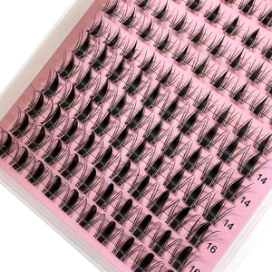 Cils en grappes, logo personnalisé, vente en gros, 10-20 mm, courbure CC, cils en grappes volumineux et naturels, plateaux de cils - Product Image 3