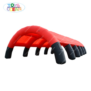 <span class=keywords><strong>2025</strong></span> mới Ngoài Trời Màu Đỏ Lớn <span class=keywords><strong>Inflatable</strong></span> Lều sự kiện tiệc cưới Lều vòm paintball bunker Lều biểu tượng miễn phí biểu ngữ - Product Image 3
