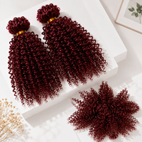 Cheveux brésiliens Remy Super Double Drawn en vrac pour les locs bouclés