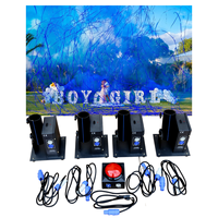 Machine à Effets de Scène à Bouton Poussoir TNT Fumée Feux d'Artifice, Lanceur de Fête, Canon de Poudre Confetti pour Baby Shower ou Révélation du Sexe