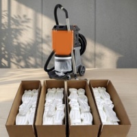 Recharges décoratives pour poubelles à couches, sacs poubelles industriels durables en matériau PO, poignée Flexiloop, surface mate, fabricant chinois