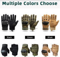 Gants de travail tactiques à usage général pour l'équitation et la chasse avec fonction anti-vibration