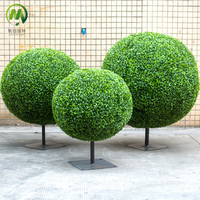 Plante artificielle sur mesure résistante aux UV, arbre topiaire en buis artificiel longue durée, boule de gazon pour jardin