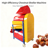 Machine automatique professionnelle décortiqueuse et éplucheuse de châtaignes, best-seller