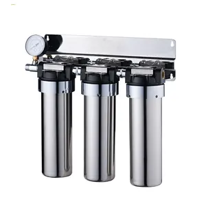 10 inch three stage Stainless Steel 304 Water filter Purifiers