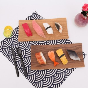 Japanese Style Ash And Walnut Solid Wood <b>Tray</b> 28x13 Cm For Coffee <b>Tea</b> Bread Serving - Product Image 2