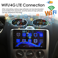 Autoradio CarPlay pour Ford Focus 2 Mk2 2004-2008 2009 2010 2011 Android Auto Multimedia Player GPS 2din Autoradio DSP AI Voice