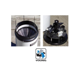 Young Tipping Bucket Rain Sensor 200cm Capture Area Stainless Steel Rain <b>Gauge</b> 52202 50203 - Product Image 2