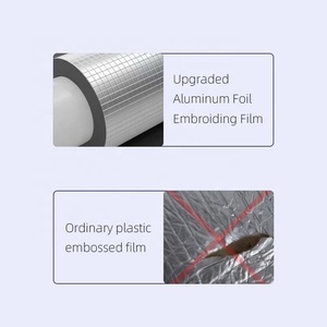 Tự niêm phong lá nhôm cao su bọt cách nhiệt đường ống, nhiệt Acoustic bìa cho lạnh dòng (-40 ° C đến 105 ° C - Product Image 6