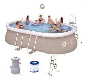 Jilong avenli 17449 Hồ bơi bơm hơi gia đình lớn paly hồ bơi hình bầu dục nhắc nhở - Product Image 1