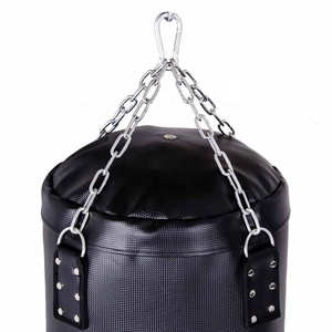 คุณภาพระดับมืออาชีพเตะมวยอุปกรณ์เจาะกระเ<span class=keywords><strong>ป</strong></span>๋าหนัง Pu 100lb หนักลูกแพร์รูปร่างสีดำเจาะถุง - Product Image 4