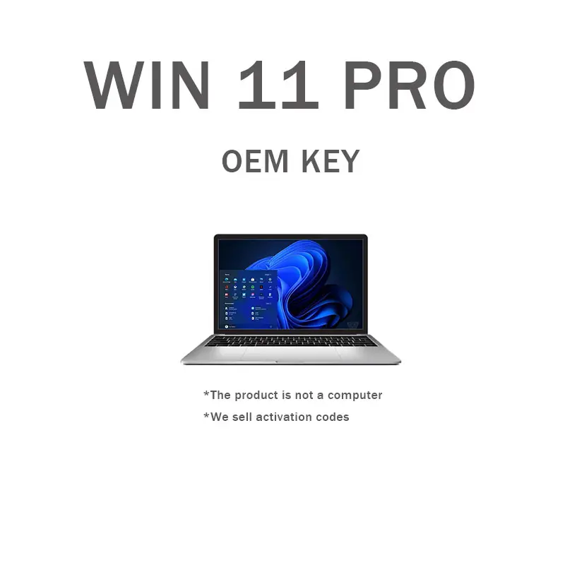 Chính hãng Win 11 Pro OEM giấy phép chính 100% trực tuyến kích hoạt Sliver nhãn cho Windows 11 Pro Key Sticker Hot Bán 12 tháng bảo hành