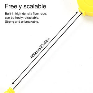 مشبك حامل شارة حبل يويو للرقبة بالجملة من الفينيل بحزام معرف بلاستيكي - Product Image 4