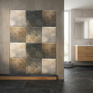 Carreaux muraux en céramique numérique effet pierre sablée 30x60 cm, finition mate, design 3D en relief pour extérieurs de maison - Product Image 4