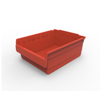 Bacs de rangement en plastique transparent Plateaux de cueillette en plastique pour la vente en gros