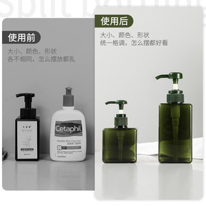 Botella dispensadora con bomba de tamaño de viaje, 450Ml, para jabón, Gel de ducha, champú, loción, portátil, creativo, gran capacidad - Product Image 5