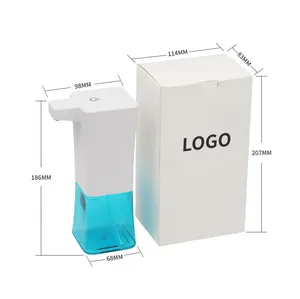 250ml sabunluk Touchless el temizleyici dispenseri sensörü su geçirmez otomatik köpük sabun sabunluğu banyo için