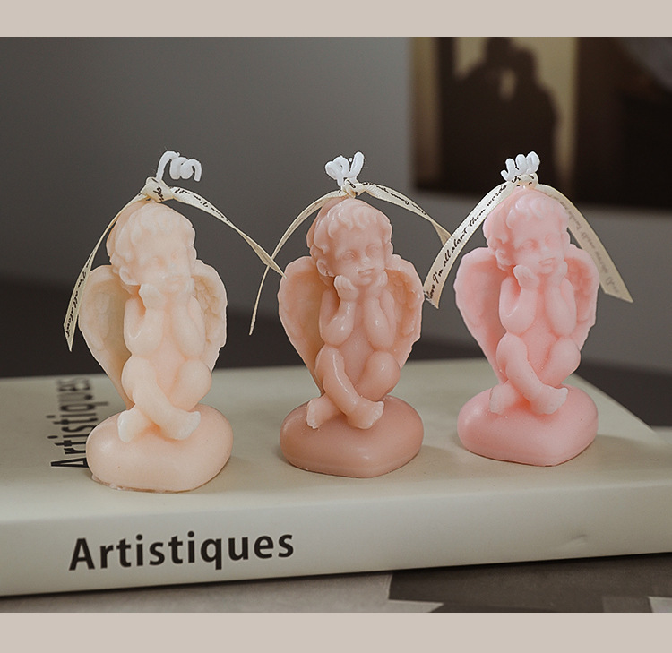 AROMA HOME Paraffin Wax Taper Candles Aromatherapy Retro Angel Scented 4