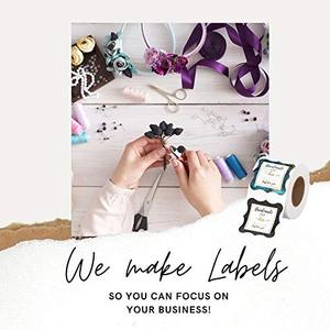 Handmade Reusable 500 Labels 2-Inch Elegant Special Cut Love <b>Stickers</b> <b>Roll</b> Waterproof Vinyl Homemade Goods - Product Image 5