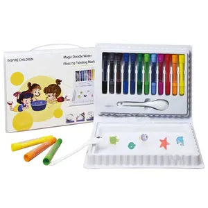 Bview艺术DIY儿童绘画礼物漂浮记号笔水漂浮笔用勺子神奇水画笔