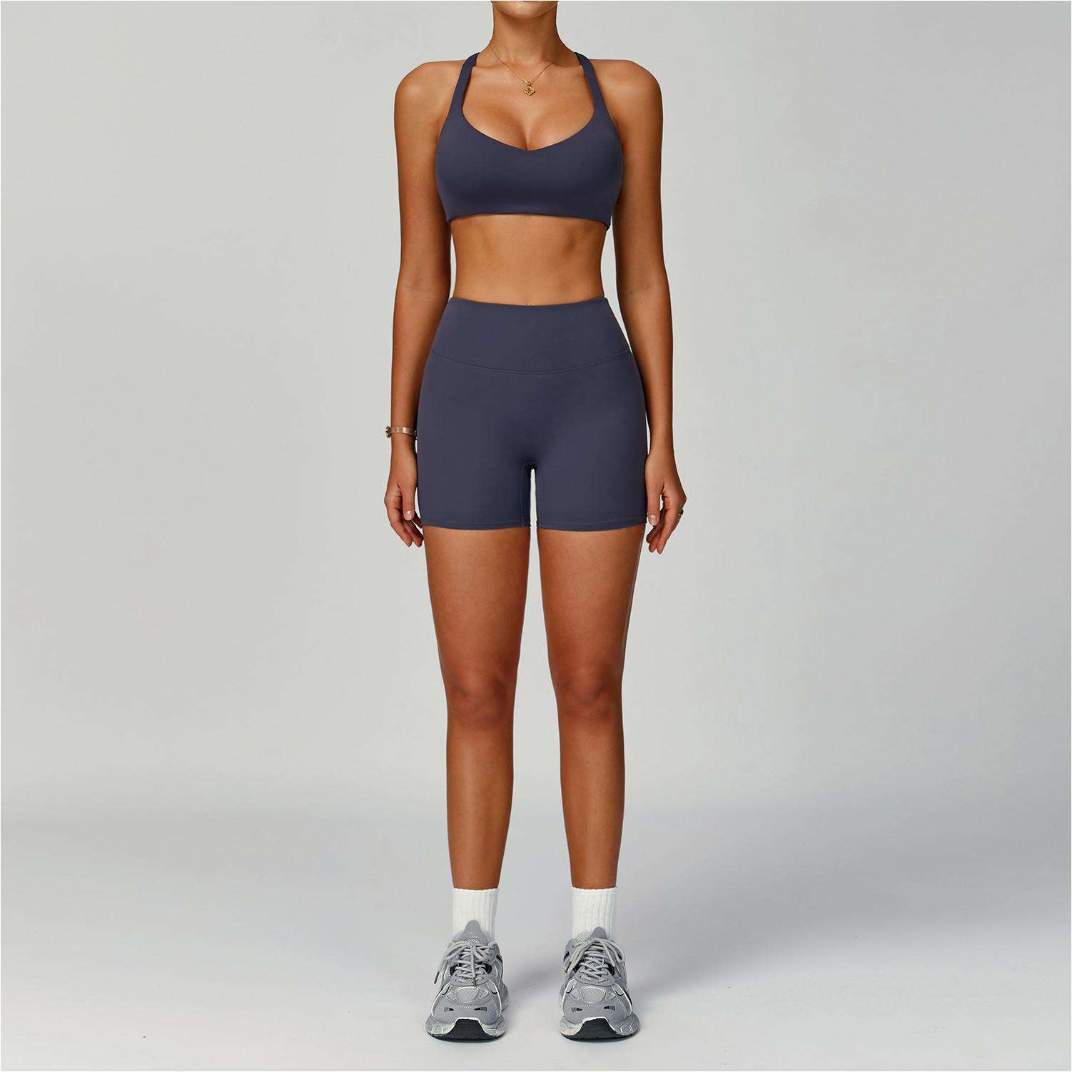 1- Bra + shorts-azul-gris