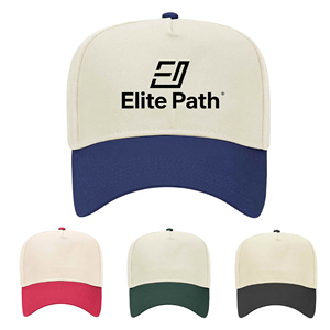 Custom Two Tone Baseball Cap Promotional Adjustable Sports <b>Hat</b> with Logo Embroidery <b>for</b> Corporate Events and Outdoor Activities - Product Image 3