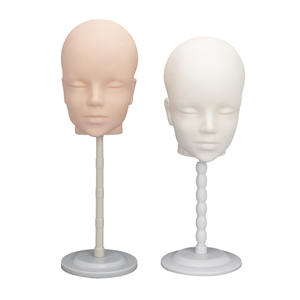 Sıcak Satış PVC Saçsız Manken Kafası, Peruk Takı Sergilemek İçin Manken Kafası, Moda Kozmetoloji Gösterimi İçin - Product Image 1