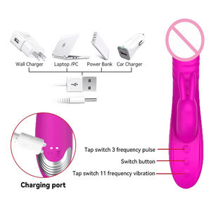 Vendita calda vibratori Climax indossabili bastone da massaggio Sexy giocattoli a forma di Silicone femminile coniglio vibratore per le donne e gli uomini - Product Image 5