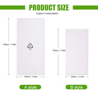Factory Wholesale Cpe Frosted Plastic Bag for Electronic Accessories Phone Parts