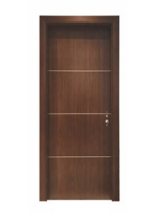 تصميم الولايات المتحدة المنزل الحديث Prehung أسود الجوز القشرة الخشبية الصلبة لوحة الانتهاء الداخلية الباب السطح لفتح الجانب - Product Image 5