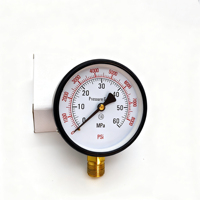 Manómetro del Calibrador de Inyectores de Combustible con Rango de 0-60MPA S60h S80h, Medidor de Presión para Inyectores Diesel