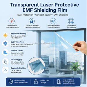 Film de protection laser auto-adhésif personnalisé, film <span class=keywords><strong>anti</strong></span>-infrarouge, <span class=keywords><strong>anti</strong></span>-radiation, film de confidentialité sécurisé pour bureau, film pour fenêtre de pièce sécurisée - Product Image 4
