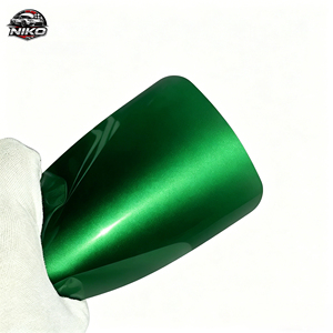 Vinilo Adhesivo NIKO para Envolver el Automóvil, Vinilo Autoadhesivo en Rollo PET, Color Verde Piano Racing, para Cambiar el Color del Vehículo - Product Image 2