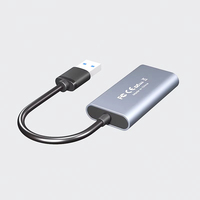 HDTV-Videoaufnahme-USB-3.0-Adapter für 4K-Livestream-Aufnahmen 1080P60Hz MP4 Laptop mit Aluminiumlegierungsgehäuse